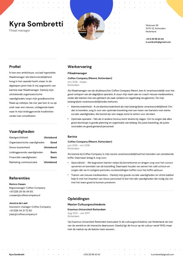 Doe voorzichtig rustig aan Superioriteit CV maken? Binnen 5 minuten te downloaden! CVMaker.nl
